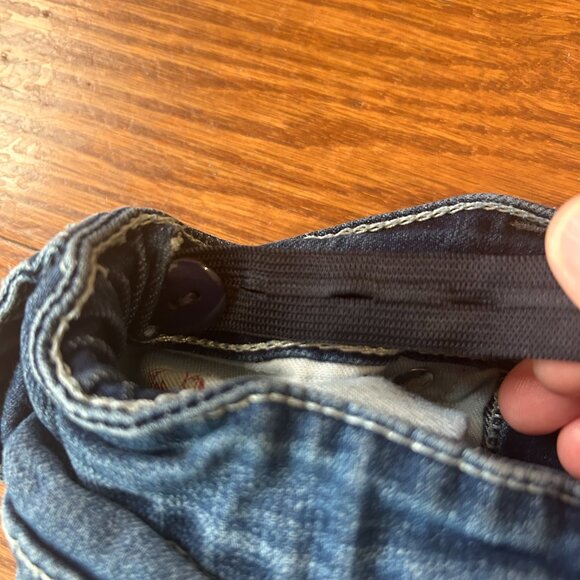 True Religion Y2K Little Girls Size 5 Lya Style Straight Leg Adjustable Waist - Picture 11 of 16